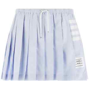 Thom Browne 4-bar Oxford Pleated Skirt