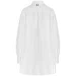 Thom Browne Logo Pussy Bow Blouse