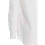 Thom Browne Logo Pussy Bow Blouse