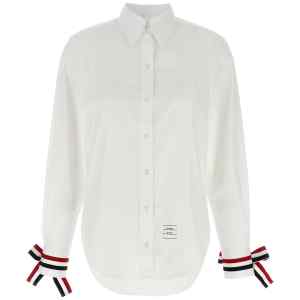 Thom Browne Rwb Tape Cuffs Shirt