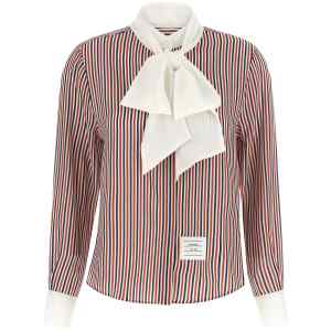 Thom Browne Removable Lavallière Collar Shirt
