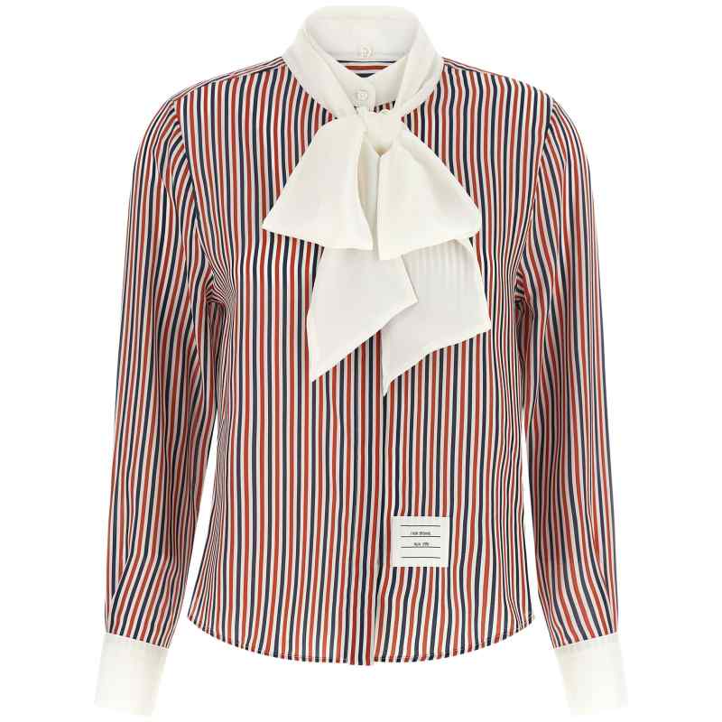 FLL210C06205960_01_M_2026-08-18T09-59-07.864Z Thom Browne Removable Lavallière Collar Shirt