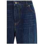 Dolce & Gabbana Stretched Pleated Trompe Loeil Jeans