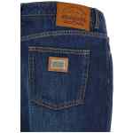 Dolce & Gabbana Stretched Pleated Trompe Loeil Jeans
