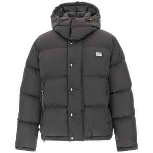 Dolce & Gabbana Logo Patch Down Jacket