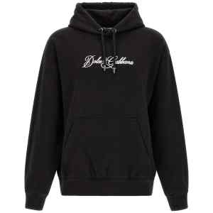 Dolce & Gabbana Logo Embroidery Hoodie