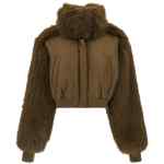 Fabiana Filippi Bi-material Short Jacket