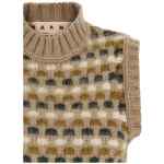 Marni Shetland Acquard Knit Vest