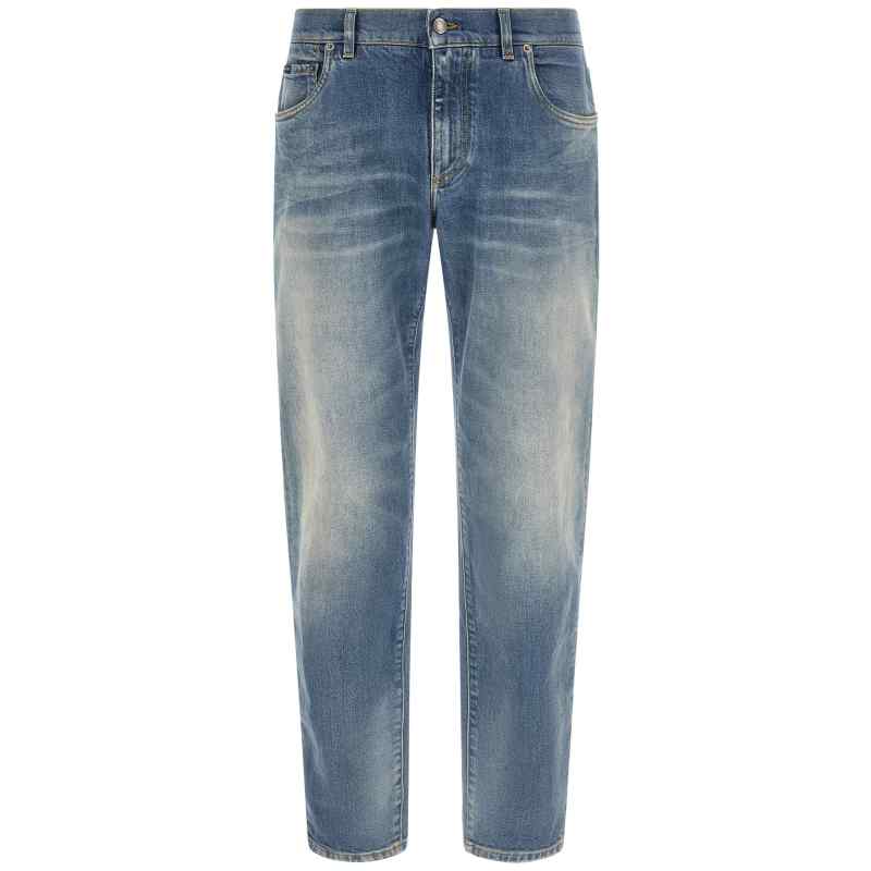 Dolce & Gabbana Logo Plaque Jeans