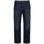 Dolce & Gabbana Fringed Stitching Jeans
