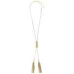 Balmain Snake Necklace With Tassels