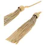 Balmain Snake Necklace With Tassels