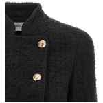 Balmain Double-breasted Tweed Short Jacket