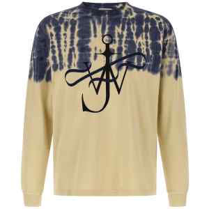 J.w.anderson Ribbon Anchor Tie-dye T-shirt