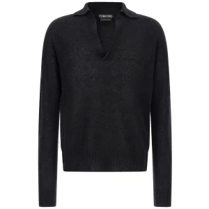 Tom Ford Cashmere And Silk Polo Shirt