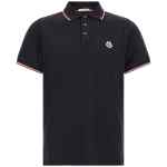 Moncler Tricolor Trim Polo Shirt
