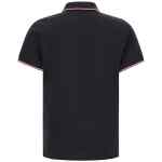 Moncler Tricolor Trim Polo Shirt