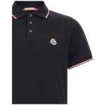Moncler Tricolor Trim Polo Shirt