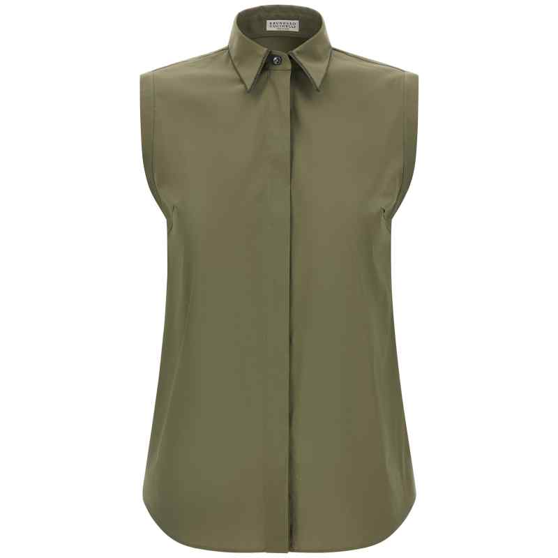 M0091MA616C3066_01_M_2026-04-03T08-48-43.862Z Brunello Cucinelli Shiny Trim Shirt