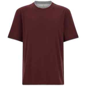 Brunello Cucinelli Double Layer T-shirt