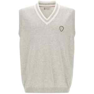Brunello Cucinelli Heraldic Logo Vest