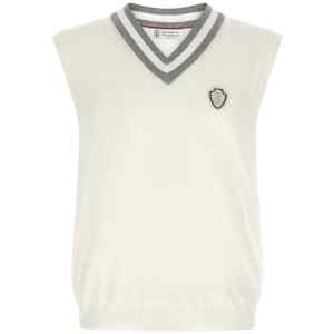 Brunello Cucinelli Logo Patch Vest