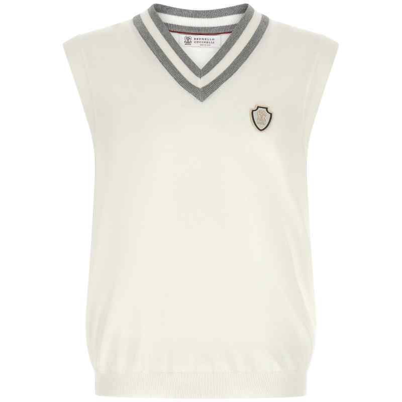 M29203607FCJ068_01_M_2026-05-12T07-31-31.633Z Brunello Cucinelli Logo Patch Vest