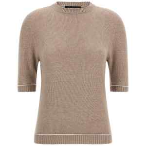 Fabiana Filippi Gauze Platinum Sweater