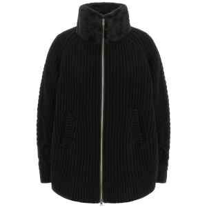 Herno Cardigan With Fur Insert