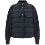 Brunello Cucinelli Shiny Flap Detail Down Jacket