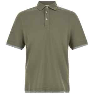 Brunello Cucinelli Faux Layering Polo Shirt