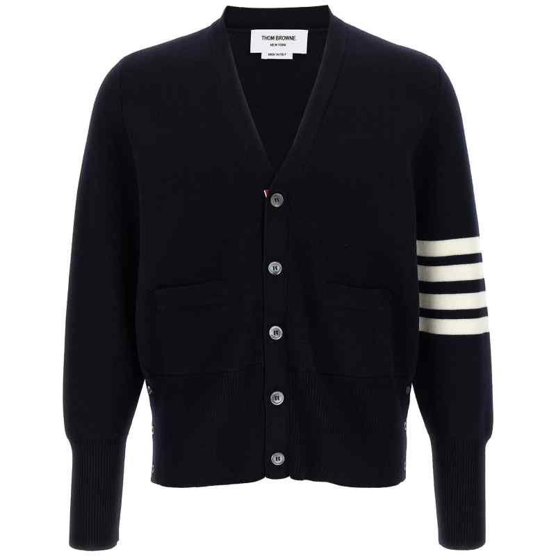 MKC160A00014415_01_M_2025-05-13T06-56-52.183Z Thom Browne 4-bar Wool Cardigan