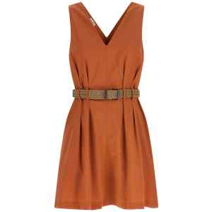 Brunello Cucinelli Texture Twill Dress