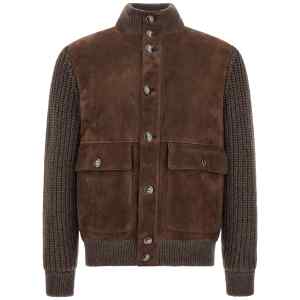 Brunello Cucinelli Suede Insert Jacket
