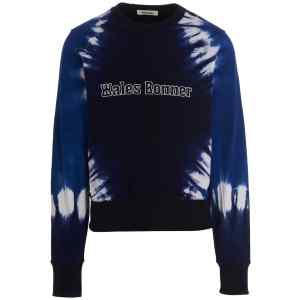 Wales Bonner Logo Embroidery Tie Dye Sweatshirt