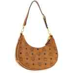 Mcm Aren Crescent Hobo Shoulder Bag