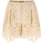 Elie Saab Macramé Embroidery Shorts
