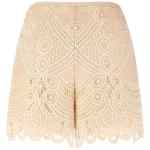 Elie Saab Macramé Embroidery Shorts