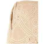 Elie Saab Macramé Embroidery Shorts