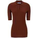 Prada Ribbed Polo Shirt