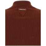 Prada Ribbed Polo Shirt