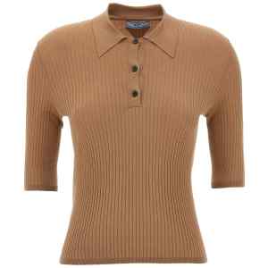Prada Knitted Polo Shirt