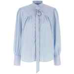 Prada Lavallière Collar Shirt