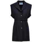 Prada Belt Wool Vest