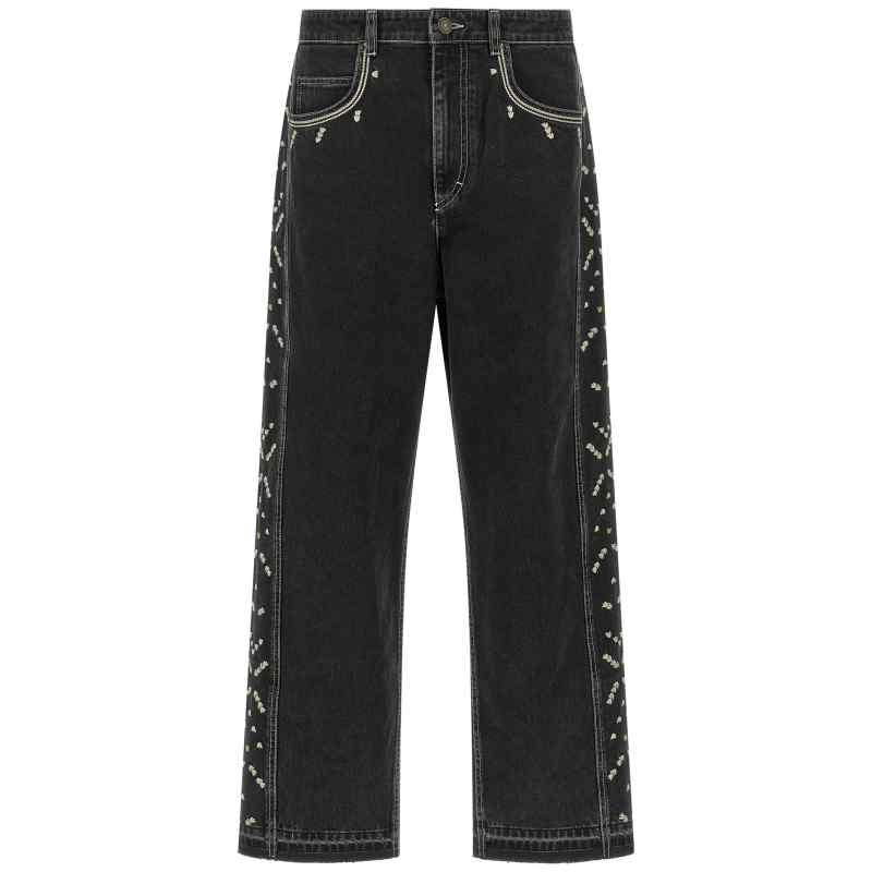 Marant Jorian Jeans With Embroideries