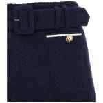 Self-Portrait Bouclé Wool Skort