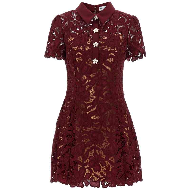 PF26111SABUBURGUNDY_01_M_2026-05-15T07-38-41.015Z Self-Portrait Burgundy Lace Mini Dress
