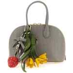 Self-Portrait Croc Leather Mini Toast Handbag