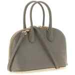 Self-Portrait Croc Leather Mini Toast Handbag