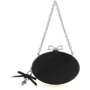 Self-Portrait Clutch Satin Oval